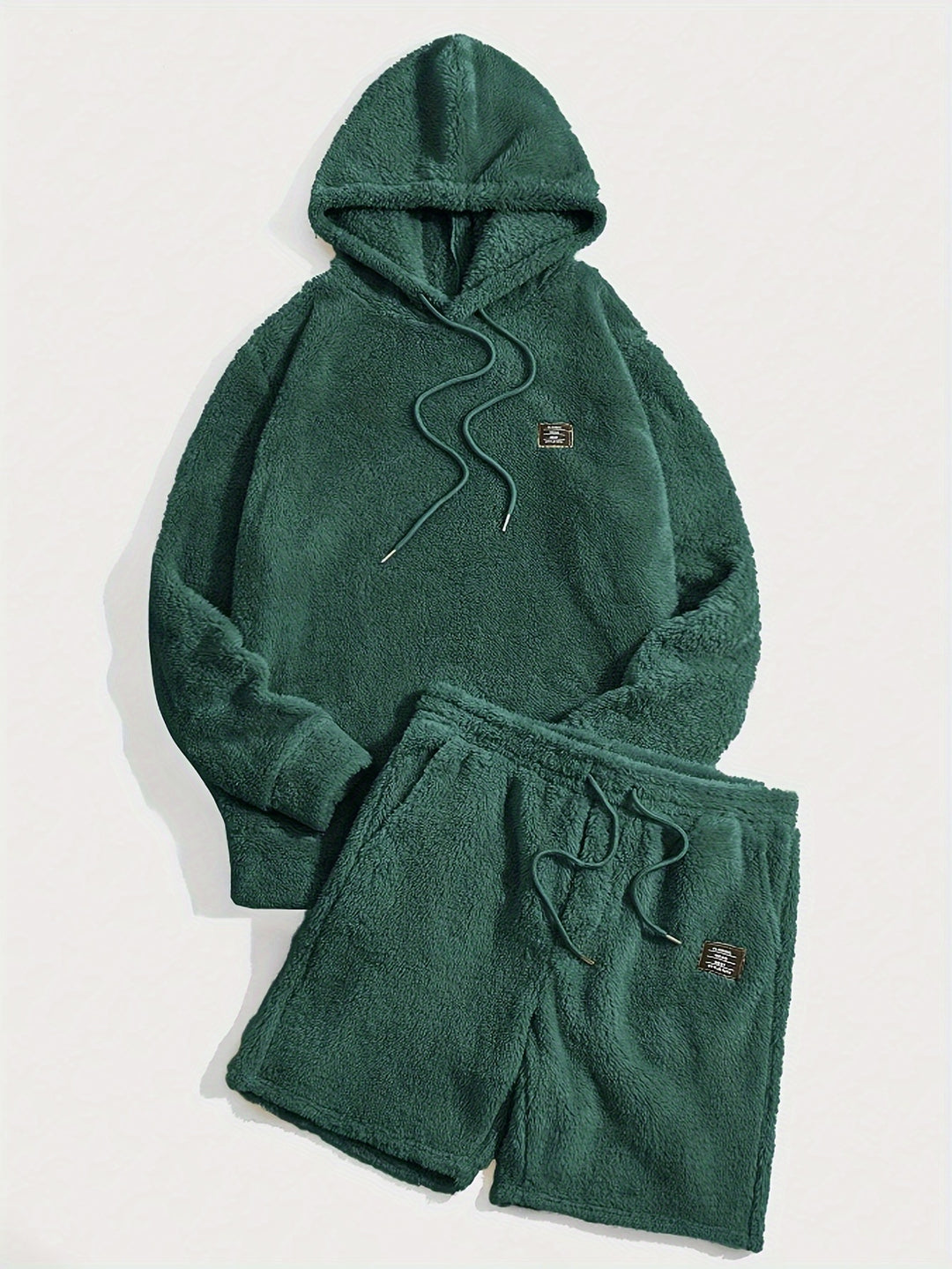 Fleece Hoodie and Shorts Set