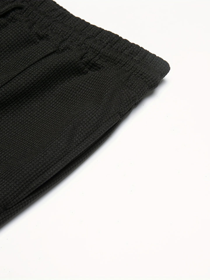 Textured Long Sleeve Top and Joggers Set