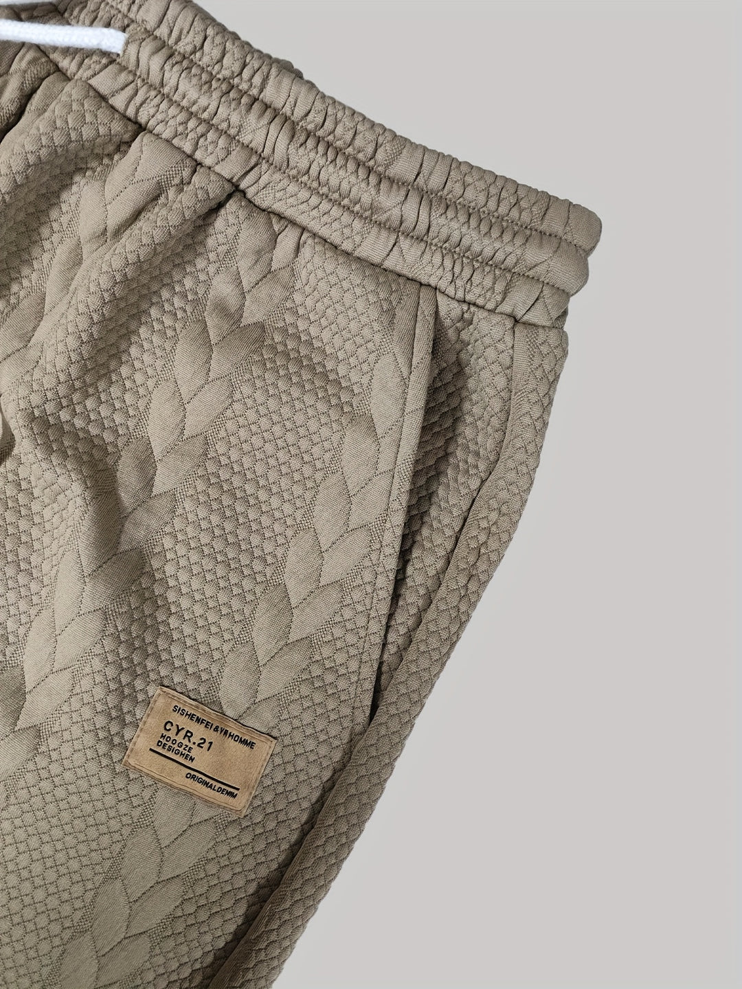 Textured Cable Knit T-Shirt and Shorts Set